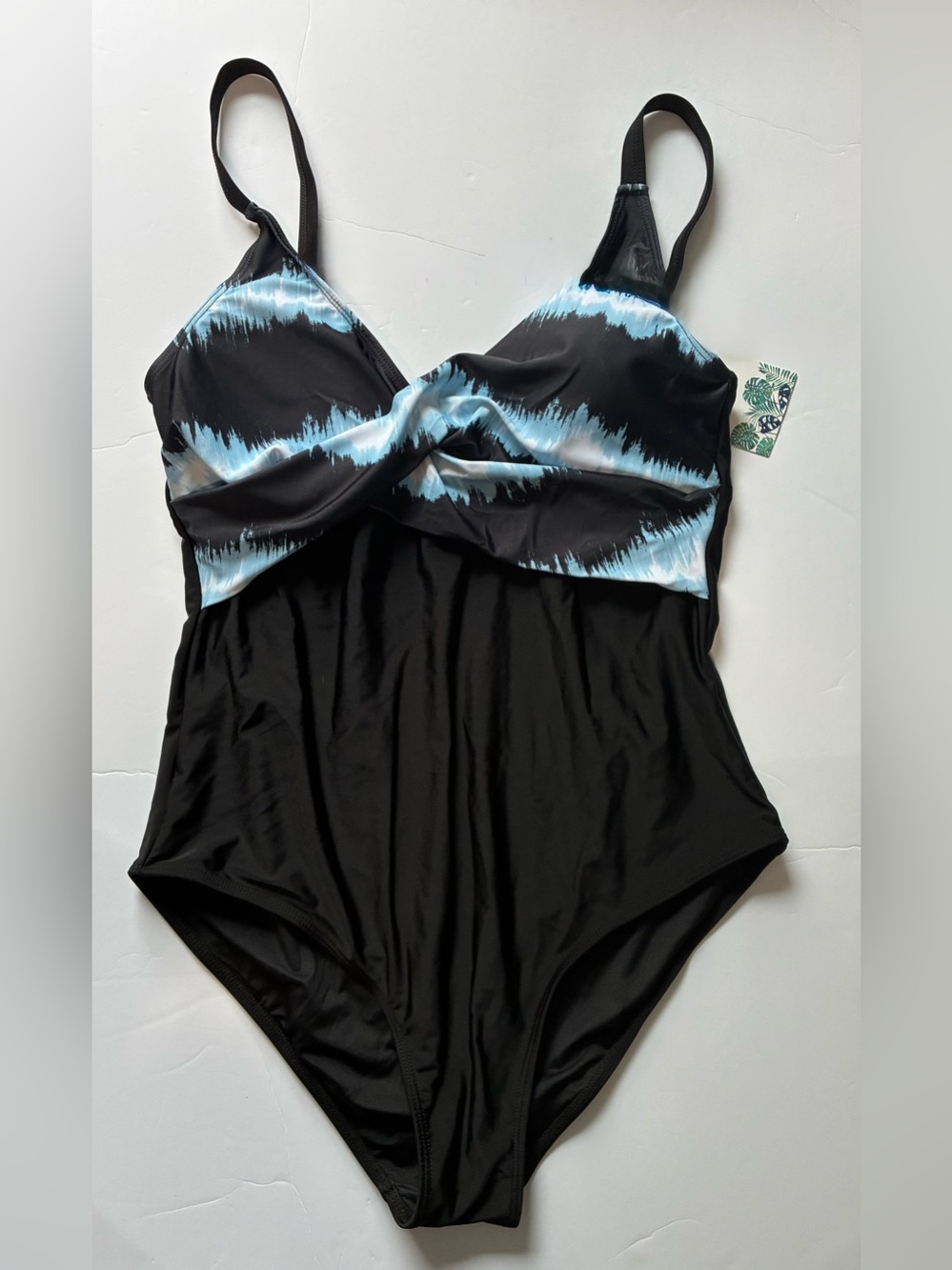 NWT B2PRITY Twist Front Swimsuit Tie-Dye XL